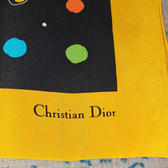 Christian Dior Vintage Silk Scarf - Picture 3 of 8